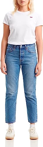 Levi's Damen 501® Crop Jeans,Medium Indigo Worn In,29W / 28L