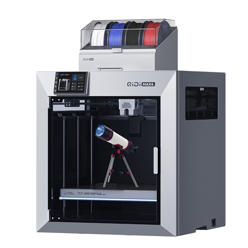 QIDI MAX4 Combo 3D-Drucker mit QIDI Box, 390x390x340mm Großes Bauvolumen