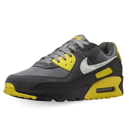 NIKE Schuhe Air Max 90 Code DM0029-016 Grau Herren, Grau Gelb, 43 EU