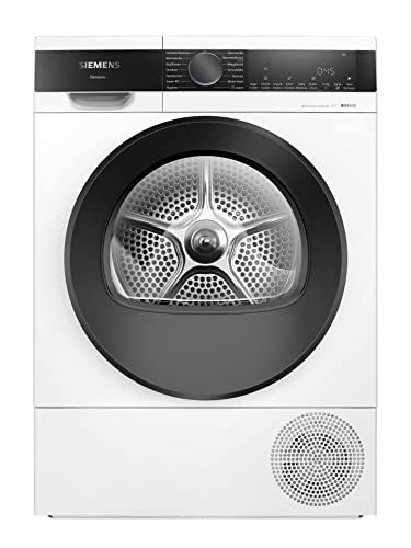 Siemens WQ35G2D00 iQ500 Wärmepumpen-Trockner, 8 kg, selbstreinigender Kondensator - Reinigt sich automatisch, autoDry-Technologie - schonendes, präzises Trocknen, speedPack Sparen Sie Zeit Weiß