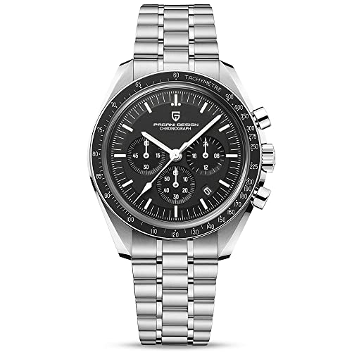 Pagani Design 1701 V6 Moon Armbanduhr Herren Quarz Chronograph Uhren Japan VK63 Uhrwerk Edelstahl Wasserdicht Sportuhr