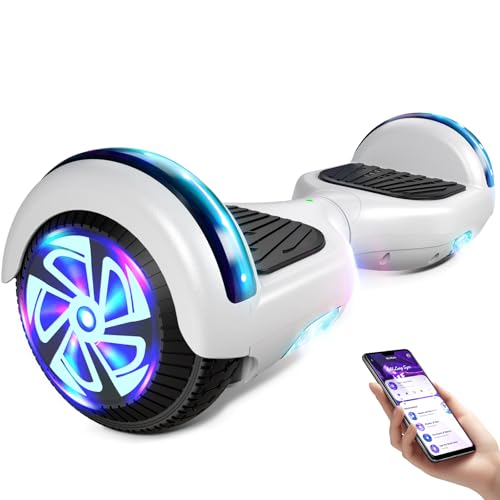 Hoverboard Overboard Hover Borad mit LED/Bluetooth, 16,5 cm (6,5 Zoll), Geschenk für Kinder