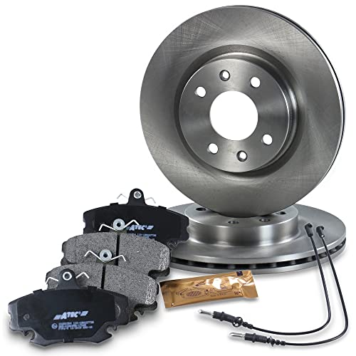 BESTPRICE Bremsenset Vorderachse inkl. Bremsscheiben Belüftet Ø 259 mm + Bremsbeläge vorne