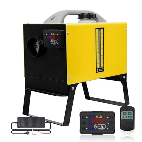 Sunster 8kW Dieselheizung, 12/24/230V All-in-One mit Adapter LCD