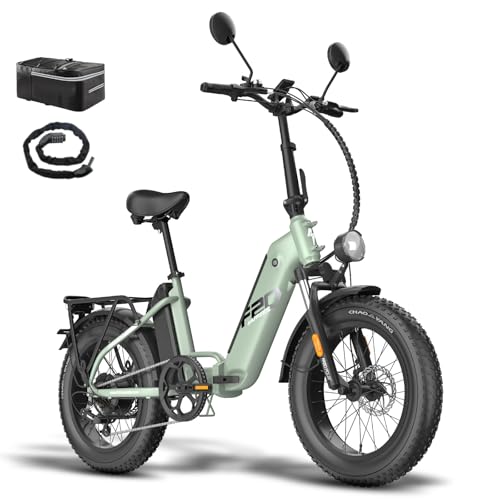 Fafrees FF20 Polar E-Bike Klapprad 20 * 4.0 Zoll, ebike Herren Doppelbatterien 24Ah/26.8Ah, Fatbike Damen Reichweite 150km/170km, E-Fahrrad Fahrradlast 150KG