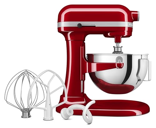 KitchenAid HEAVY DUTY - KÜCHENMASCHINE MIT SCHÜSSELHEBER 5,2 L - EMPIRE ROT 5KSM55SXXEER