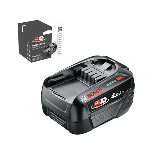 Bosch Akku Pack PBA 18V 4.0Ah W-C (18 Volt System, 4.0Ah Batterie, im Karton)