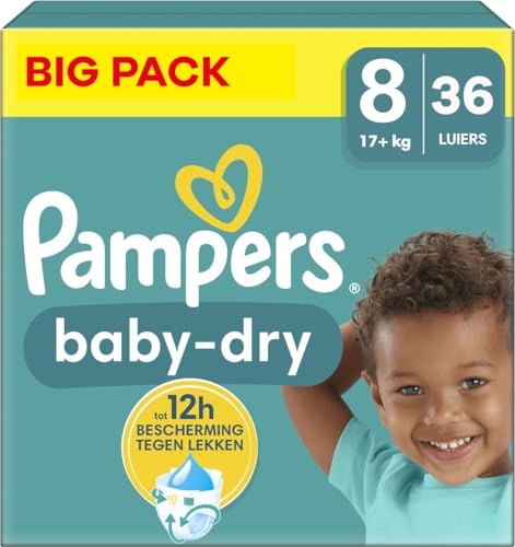Pampers - Baby Dry - Größe 8 - Big Pack - 36 Windeln - 17+ KG