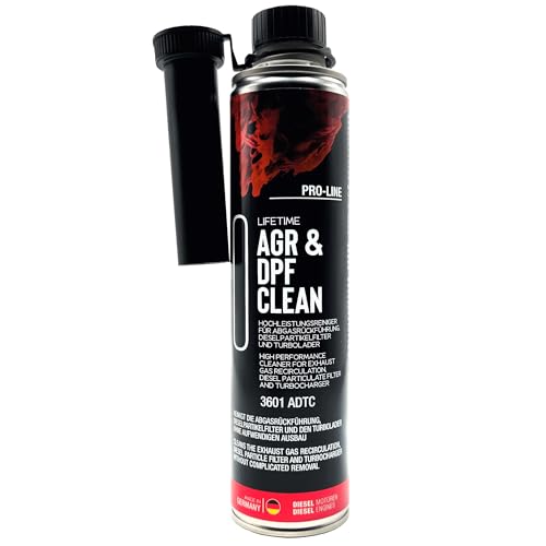 LIFETIME AGR & DPF CLEAN Pro-Line - Hochleistung Diesel Reiniger, AGR Reiniger Diesel & Dieselpartikelfilter Reiniger für umfassende Reinigung von AGR, DPF & Turbolader. 400ml für 80l Diesel