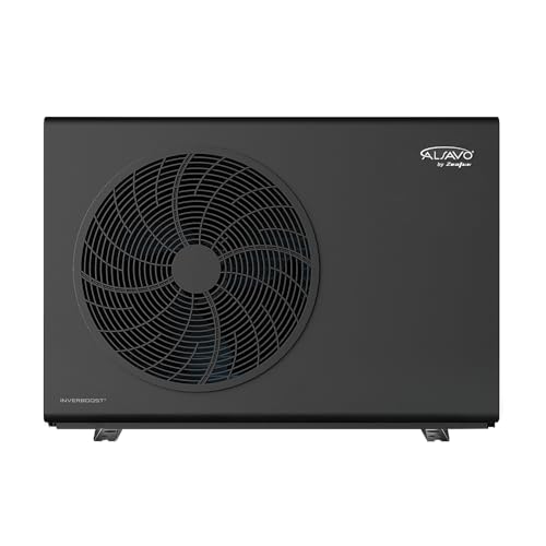 ALSAVO Monoblock Luft Wärmepumpe HEAT R32 7 kW, Einphasig mit Einzelventilator, A+++ Energieeffizienz, BaFa Förderfähig