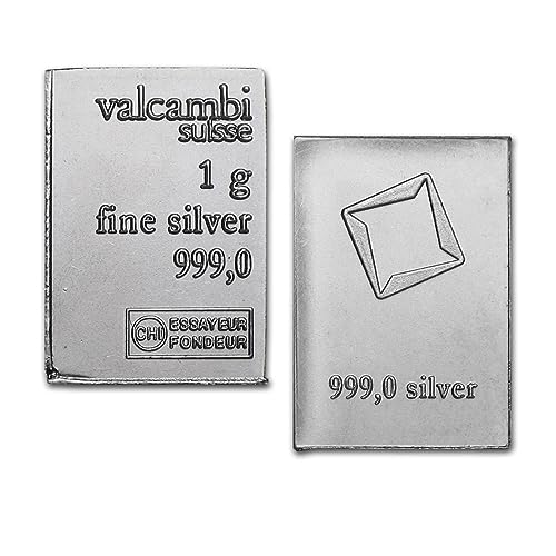 Generisch 1g Silberbarren, Feinsilber, Neu, 5g, 10g, 15g, 20g, 25g Valcambi, Tafelbarren, Combibar (25g)