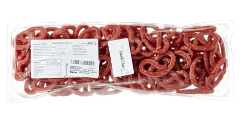 WURSTBARON® - Salami Mini Brezn - Original Wurst Snack Brezeln aus Bayern - 500g Pack - Snackbox Sticks