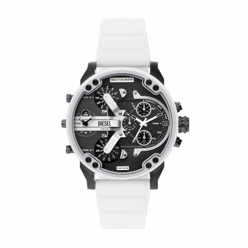Diesel Herrenuhr Mr. Daddy 2.0 3-Zeiger-Werk Edelstahl anthrazit, DZ7478