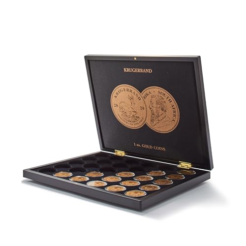Leuchtturm 363743 Münzkassette Volterra für 30 Goldmünzen Krügerrand in Kapseln - für 1 Oz/Unzen
