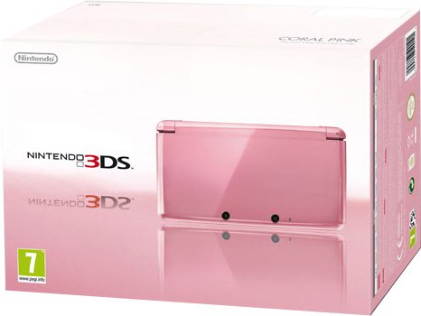 Nintendo 3ds Rosa Corallo