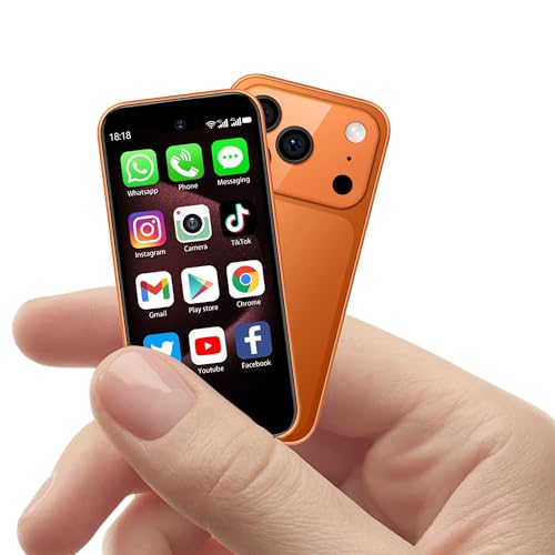FOXIONO Mini téléphone, 3G Android déverrouillage,mini Smartphone， déverrouillage de téléphone dual SIM ，Backup-Telefon