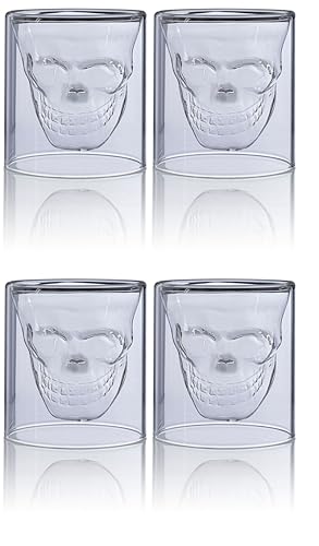 Weltbild Whiskeygläser 4er Set, MaßeØ 8 cm, Höhe 8,5 cm, Füllmenge120 ml, spülmaschinengeeignet