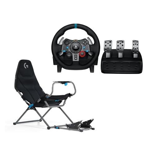 Logitech G G920 Driving Force Gaming Rennlenkrad, Zweimotoriges Force Feedback+A10 Gaming-Headset Gen 2 Kabelgebundenes Headsetfür Xbox Series XS, Xbox One, PC - Schwarz