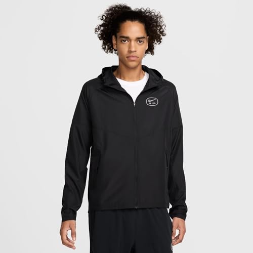 Nike Herren Sw Air Run Jacke, Black/Black, L