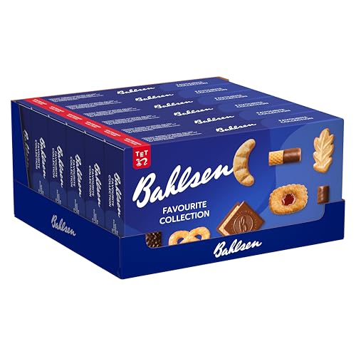 Bahlsen Favourite Collection S – Abwechslungsreiche Gebäck- & Waffelmischung mit acht Bahlsen Klassikern im Stapelkarton – 6er Pack, 966 g (6 x 161 g)