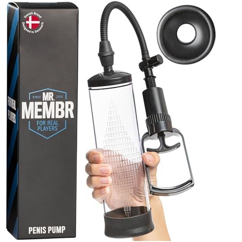 Mr. Membr Penispumpe - Penis Verlängerung Sexspielzeug - Penis Pumpe für verbesserte Leistung und Selbstvertrauen - Erektionshilfe für Männer Penis Extender - Penis Pump für Penis Vergrößerung