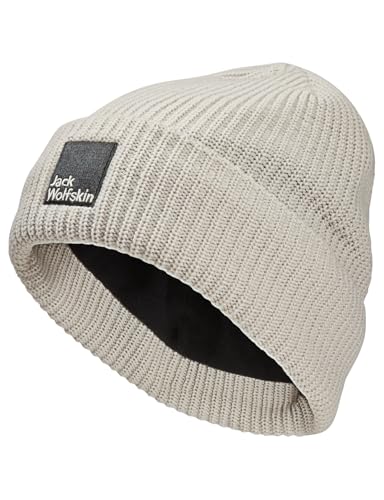 Jack Wolfskin Unisex Pergamon Beanie-Mütze, Pale Sand, L EU