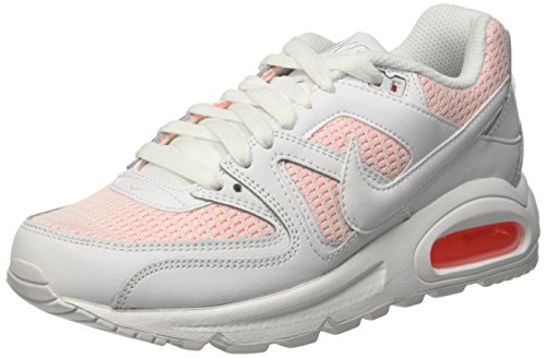 NIKE Damen WMNS Air Max Command Fitnessschuhe, Weiß (White White Bright Mango), 38.5 EU