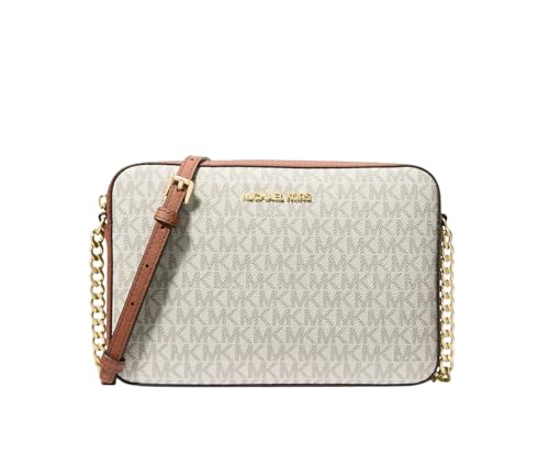 Michael Kors Umhängetasche Jet Set Large mit Logo, Vanilla