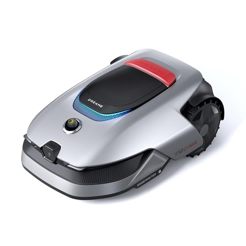 DREAME Mähroboter A2 ohne Begrenzungskabel, 360° 3D LiDAR + AI Vision, Auto-Begrenzungseinrichtung,3000 m²,Dual-Fusion-Kartierung, OmniSense-2.0-Hindernisvermeidung, EdgeMaste-Schneidsystem