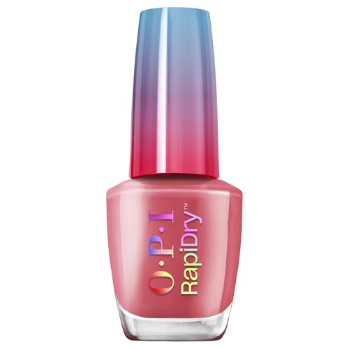 OPI RapiDry™ Quick-Dry Lack - Dry and Dash Roter Nagellack - Veganer, Wischfester & Schnell Trocknender Nagellack (9ml)
