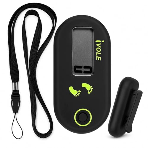 Schrittzähler zum Gehen,Genaue Elektronische Schrittzähler,Genauer Schrittzähler Mit Clip,für Gehen Laufen Wandern Sport Training Zubehör