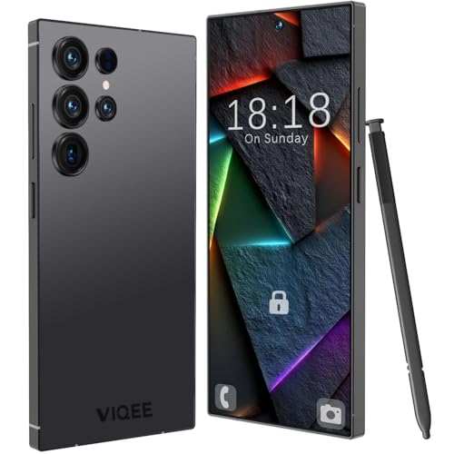 viqee Android Smartphone Handy Ohne Vertrag Günstig, 8+256GB Dual SIM 6.8