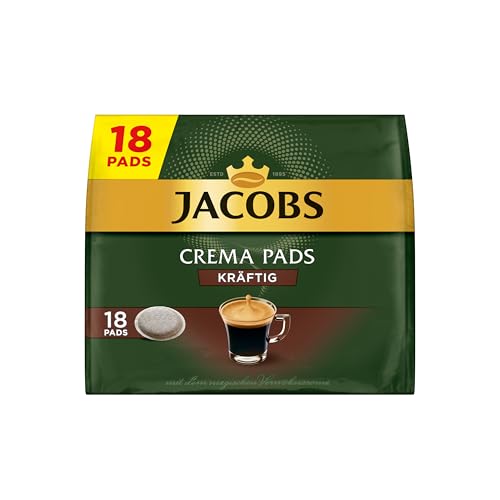 Jacobs Pads Crema Kräftig, Senseo kompatible Pads, 5 x 18 Getränke, 90 Kaffeepads