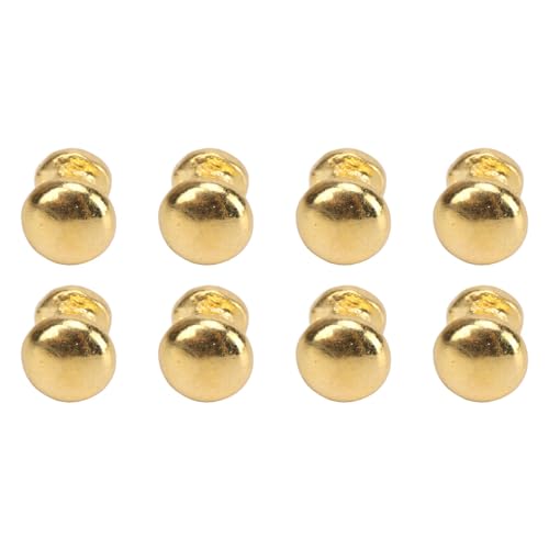 Miniatur-Rundkopfkn?pfe, Gold, Puppenhaus-T¨¹rgriffkn?pfe, 8 St¨¹ck Metall Im Ma?stab 1:12 f¨¹r DIY Puppenhaus-M? Interior Design