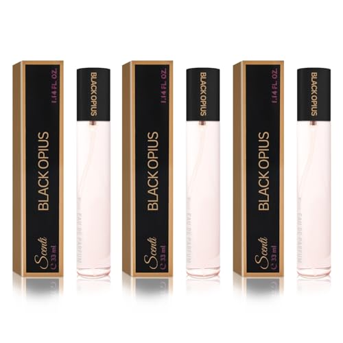 NAINA Damenparfüm Set Black Opius 3x 33ml Eau de Parfum Spray