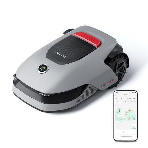dreame Intelligenter Mähroboter A1 Pro ohne Begrenzungskabel, 360°3D LiDAR, Drahtloser Umfang, 2000m², App-Steuerung, OmniSenseTechnologie, Intuitive Zonenverwaltung, Intelligente Hindernisvermeidung