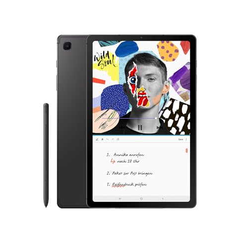Samsung Galaxy Tab S6 Lite WiFi Enterprise Edition, inklusive Stift, 10,4 Zoll Android Tablet, 128 GB, 7.040 mAh starker Akku, Business Tablet, Gray