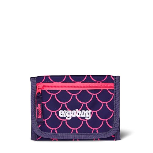 ergobag Brustbeutel Geldbeutel, Mini Portemonnaie mit Kleingeldfach, Sichtfenster für Mädchen und Jungen