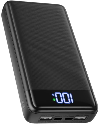 Power Bank 26800mAh, 22.5W Powerbank, Externer Handyakku Schnellladen USB C Input & Output mit LED Anzeige, PD3.0 QC4.0 Tragbares Ladegerät Kompatibel mit iPhone 16 15 14 13 12 Pro Max iPad.
