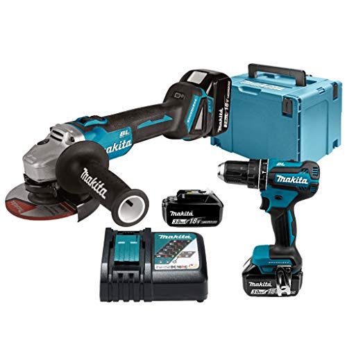 Makita DLX2334J Akku-Kombo-Kit 18 V (DHP485Z + DGA504Z)