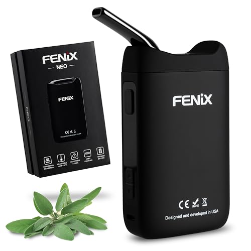 FENiX NEO Premium Vaporizer USB-C | 100% Konvektion | Kammer aus Titan | Neue patentierte Kühltechnik | Keramik-Kühlpfad und Keramik-Mundstück | Temperaturbereich 120-221°C
