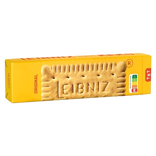 LEIBNIZ Original Butterkeks, 200 g, die Nr 1 unter den Butterkeksen, knusprige Kekse nur echt mit 52 Zähnen (1 x 200 g)