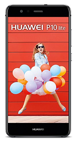 HUAWEI P10 lite Dual-SIM Smartphone (13,2 cm (5,2 Zoll) Touch-Display, 32 GB interner Speicher, Android 7.0) Schwarz