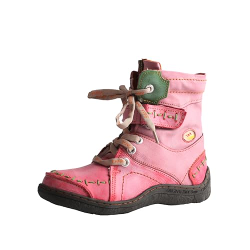 TMA EYES Damen Winter modische, neuartige, bequeme und warme Baumwollstiefel(Rot,42)