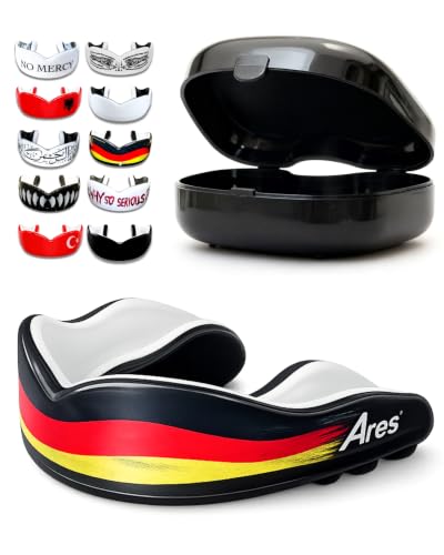 Ares ProLine Mundschutz Boxen inkl. Hygiene-Box für Kampfsport & Athleten