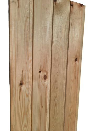 AZZAP Profilbretter Profilholz Fassadenprofil Fasebretter Kiefer Klasse C 16x90mm Länge:150cm Holz 20 St.