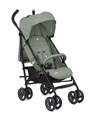 Joie Nitro LX Schirmbuggy – ultraleichter kompakter Buggy von Geburt bis 15 kg, flach verstellbare Rückenlehne, Allrad-Federung & UPF 50+ Sonnenverdeck – Laurel