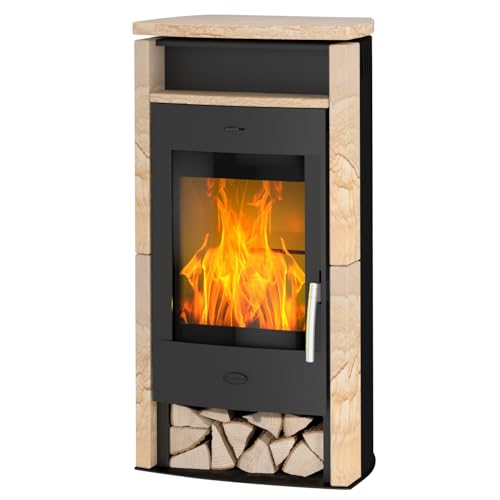 Fireplace Kaminofen Santiago 530mm 367mm 1050mm 111kg