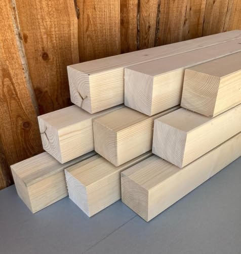 KVH Nsi 12 x 12 cm Fichte gehobelt Kantholz Balken Pfosten Bauholz 120 cm Länge (12 x 12 cm - 120 cm Länge - 1 Stück)