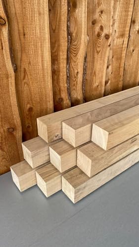 Ladenburger Eiche 9x9cm KANTHOLZ BALKEN SCHALUNG HOLZ BAUHOLZ 200cm LÄNGE (2)